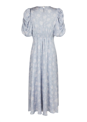 Kikka faded flower kjole Light Blue Neo Noir 